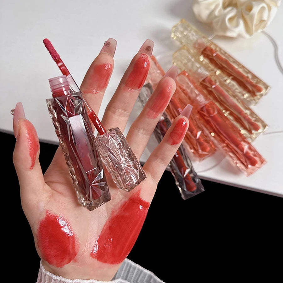 Crystal Clear Mirror Lip Gloss — Long-Lasting Waterproof Halo Effect | 6 Shades