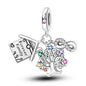 925 Sterling Silver Tree of Life, Peach Heart & Sweet Love Charm Bead | Fits Bracelets & Necklaces