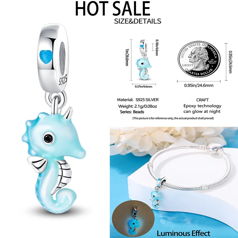 925 sterling silver charm Stitch Charm bead,Original Women Bracelet ,Necklace Pendant Jewelry Holiday gift