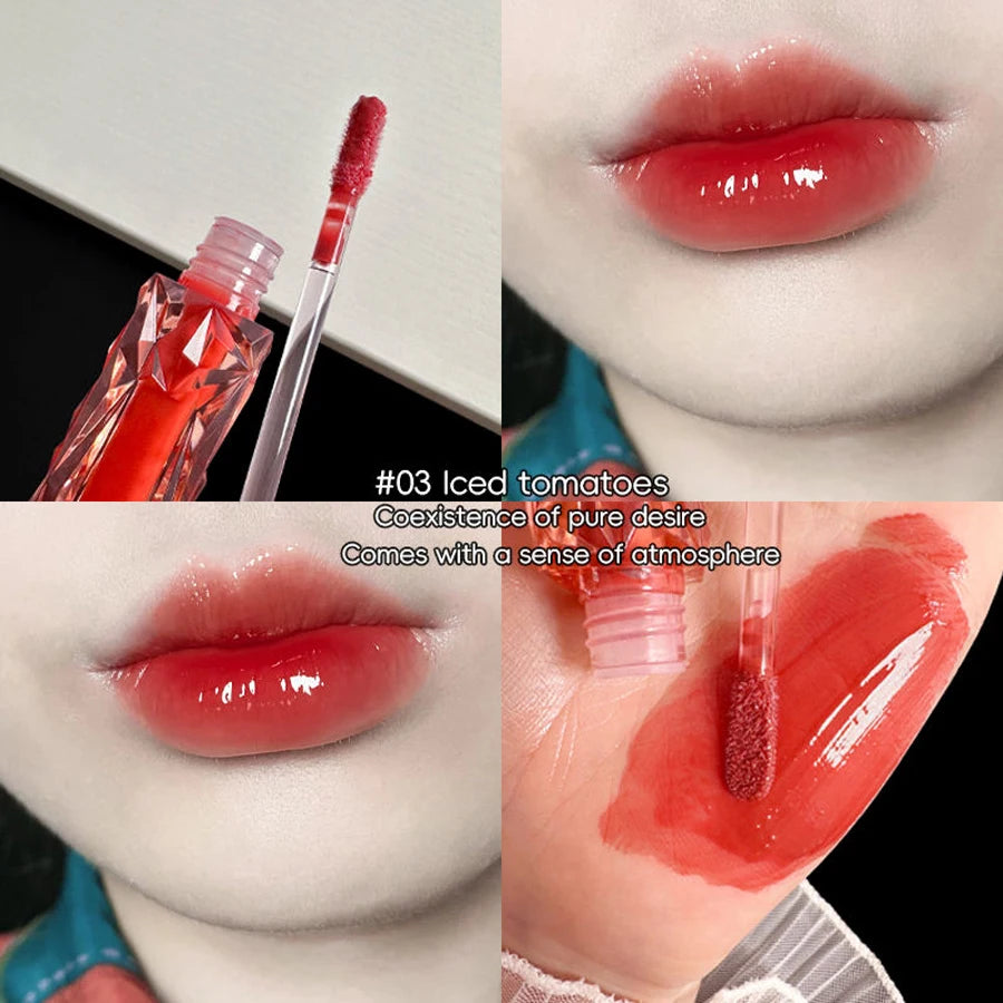Crystal Clear Mirror Lip Gloss — Long-Lasting Waterproof Halo Effect | 6 Shades