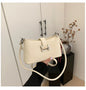 ‌2025 French-Inspired Baguette Bag - Women's High-End Sling Purse | Vegan Leather + Versatile Crossbody/Messenger Carry‌