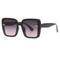 Brand Sunglasses Women's Square Classic Large Frame Fashion Men's Rectangular Letter Design Retro Sun Glasses UV400