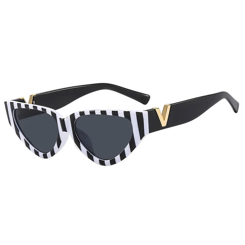 Luxury Vintage Cat Eye Sunglasses - Designer UV400 Fashion Eyewear