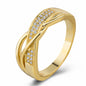 925 Sterling Silver Ribbon Ring | Elegant Cocktail Ring for Women