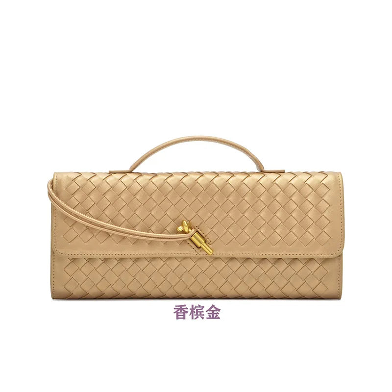 Classic Elegant Ladies Crossbody Bag Leather Handbag Shoulder Tote Luxury Designer Famous Brand Women's Chic Style