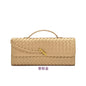 Classic Elegant Ladies Crossbody Bag Leather Handbag Shoulder Tote Luxury Designer Famous Brand Women's Chic Style