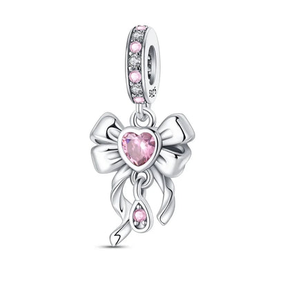925 Sterling Silver Charm Beads | Butterfly, Crown, Heart & Perfume Bottle Zircon Charms for Women