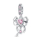 925 Sterling Silver Charm Beads | Butterfly, Crown, Heart & Perfume Bottle Zircon Charms for Women