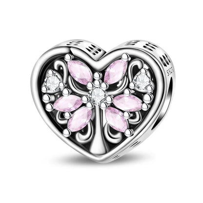 925 Sterling Silver Charm Beads | Butterfly, Crown, Heart & Perfume Bottle Zircon Charms for Women