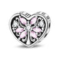 925 Sterling Silver Charm Beads | Butterfly, Crown, Heart & Perfume Bottle Zircon Charms for Women