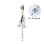 925 Sterling Silver Bear, Kart & Family Tree Charm Bead | Fits Pandora Bracelets & Pendants for Women