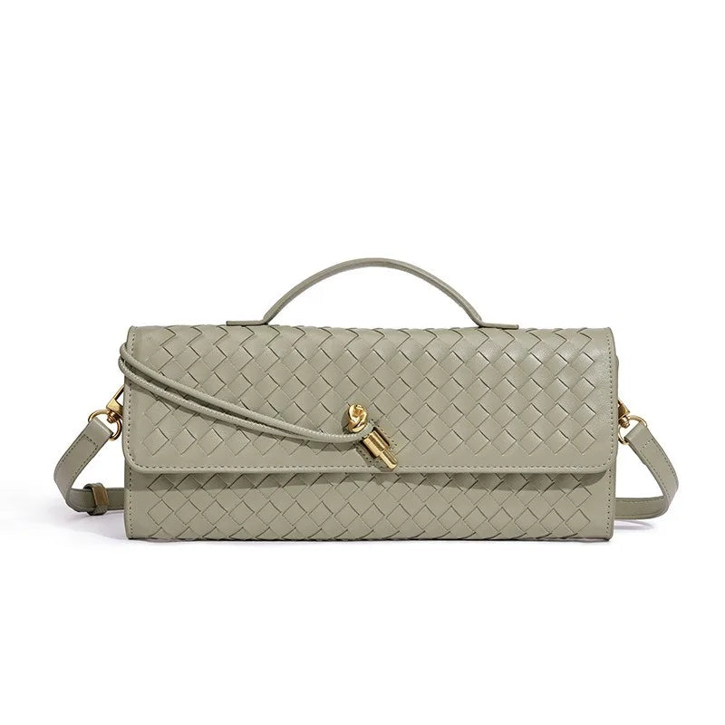 Classic Elegant Ladies Crossbody Bag Leather Handbag Shoulder Tote Luxury Designer Famous Brand Women's Chic Style