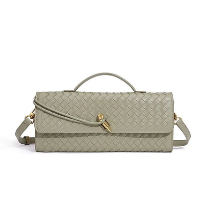 Classic Elegant Ladies Crossbody Bag Leather Handbag Shoulder Tote Luxury Designer Famous Brand Women's Chic Style