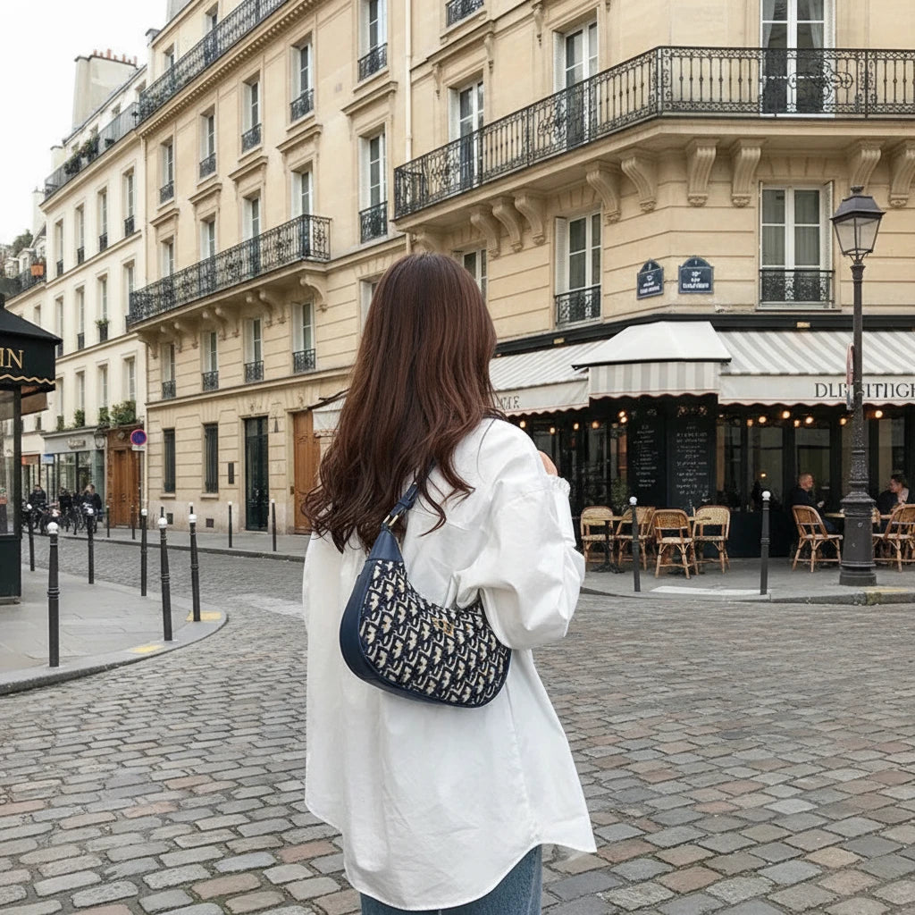 Popular Classic Elegant Leather Shoulder Bag Messenger Bag For Women From Luxury Brand Famous Designer