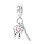 925 Sterling Silver Charm Beads | Butterfly, Crown, Heart & Perfume Bottle Zircon Charms for Women