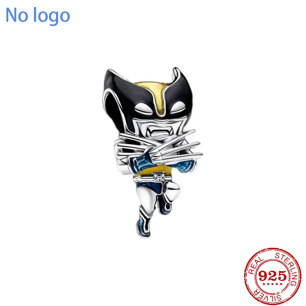 Charm Beads 925 Silver Fit Original DIY Accessories Bead for Decoration Bracelets Spider-Man Neaklace Pendant Jewelry Gifts New