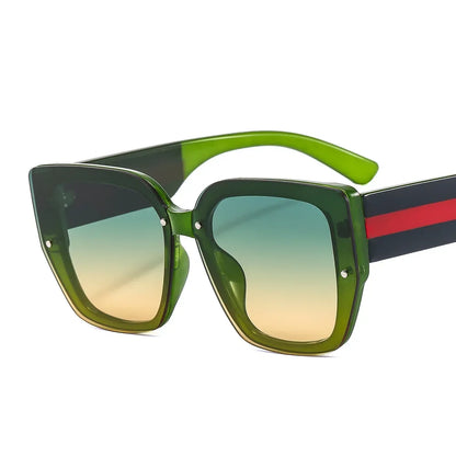 JQZSAG Luxury Oversized Cat Eye Sunglasses — Gradient UV400 CE Certified | Women