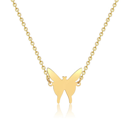 Luxury Brand Love Heart Necklace For Women Paragraph Clavicle Necklace Stainless Steel Gold Color Peach Necklace Fine Jewelry