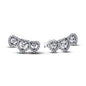 925 Sterling Silver Blue Bow Zircon Fine Jewelry | Earrings, Necklace & Ring for Women