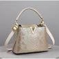 Luxury High-End Handbag -  Spring Fashion Ostrich Pattern Crossbody Shoulder Bag