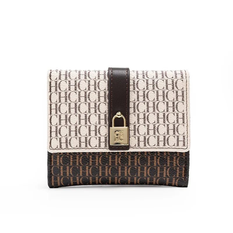 Designer Letter Print Wallet - Premium Short Wallet with Card Slots