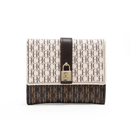 Designer Letter Print Wallet - Premium Short Wallet with Card Slots