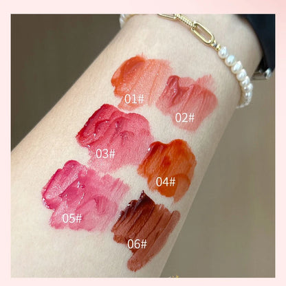 HERORANGE Crystal Gloss Lip Lacquer: Long-Lasting Hydration, Non-Sticky Formula with Glass-Like Shine at an Affordable Price