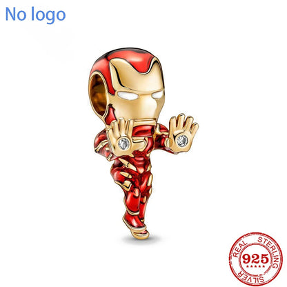 Charm Beads 925 Silver Fit Original DIY Accessories Bead for Decoration Bracelets Spider-Man Neaklace Pendant Jewelry Gifts New