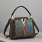 Luxury High-End Handbag -  Spring Fashion Ostrich Pattern Crossbody Shoulder Bag