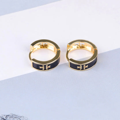 Bronze Vintage Geometric Earrings - 2PCS Hypoallergenic Statement Dangle Earrings Set