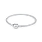 Original Sterling Silver Bracelet Love Heart Clasp Charms Beads Snake Chain Bracelets Bangles Luxury Jewelry For Women Gift