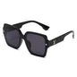 Fashion Square Frame Sunglasses for Women Luxury UV Protection Large Frame All-Match DS-8052-1