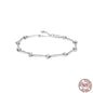 Brand new 925 sterling silver zirconia exquisite tennis star bracelet for women DIY original charm beads exquisite jewelry