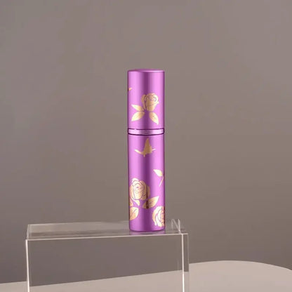 Luxury 10ml Glass Perfume Bottle Metal Perfum Bottles Empty Atomizer Glass Spray Botle Refillable Vials