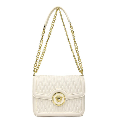 Classic Elegant Leather Handbag For Ladies Shoulder Strap Famous Designer Luxury Brand Collection