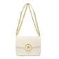 Classic Elegant Leather Handbag For Ladies Shoulder Strap Famous Designer Luxury Brand Collection
