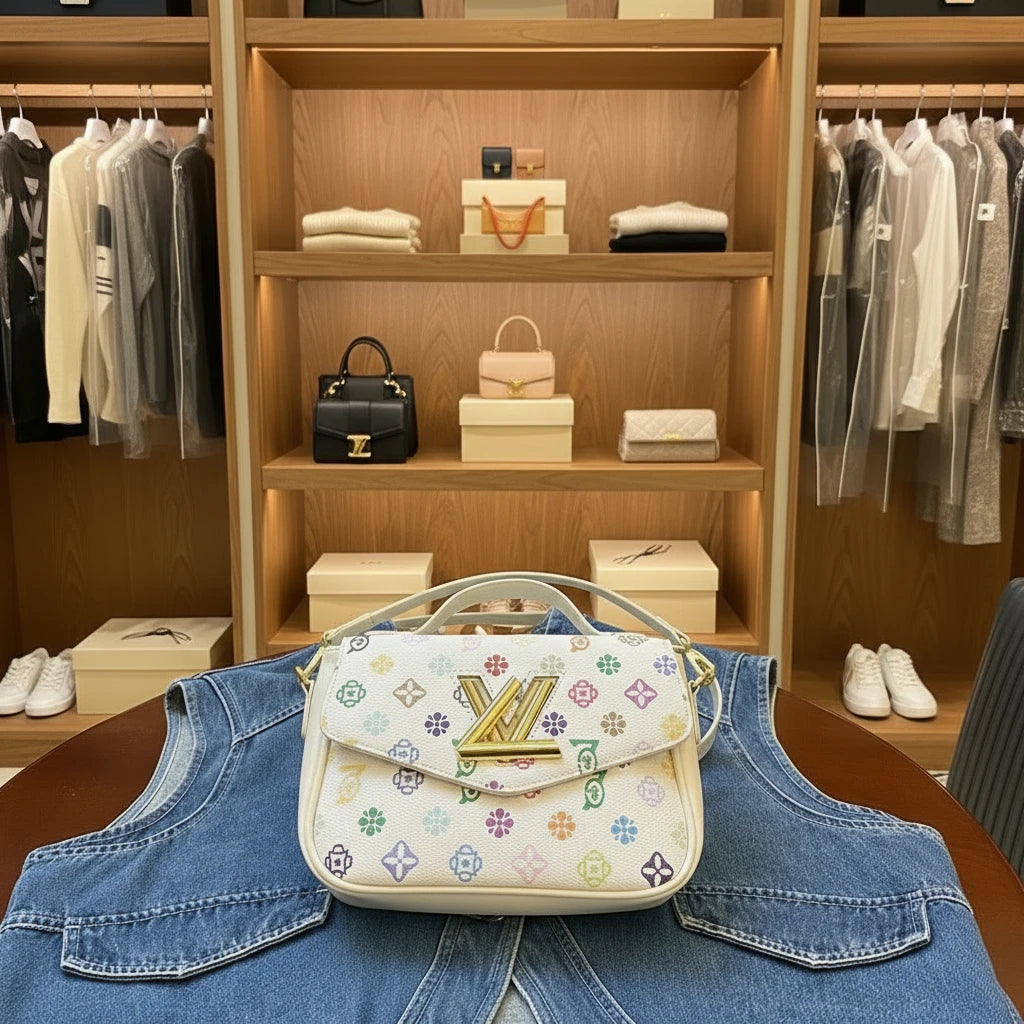 Women's Popular Classic Messenger Bag, Elegant Leather Crossbody Style For Ladies From Luxury Brand By Famous Designer