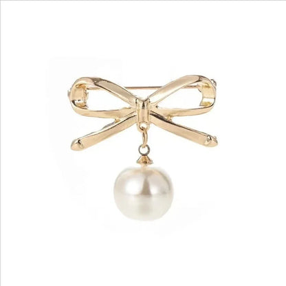 Luxury Pearl Butterfly Wreath Brooches Elegant Enamel Camellia Flower  Pendant Plant Pin Accessories Women Party Jewelry Gift