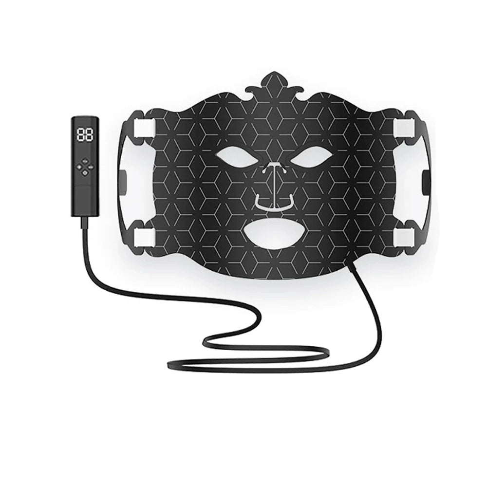 8-Color Silicone LED Face Mask — Red Light Therapy & Infrared Anti-Aging Photon Mask