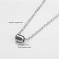 Luxury Brand Love Heart Necklace For Women Paragraph Clavicle Necklace Stainless Steel Gold Color Peach Necklace Fine Jewelry